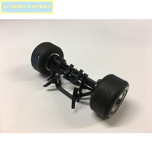 W8847 Scalextric Front Axle Assembly Wheels + Suspension BMW Williams FW26 F1
