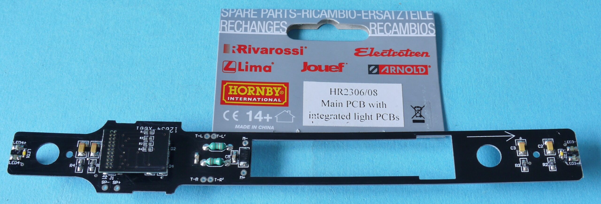 HR2306/08 Hornby Rivarossi Main + Lights PCBS High-Speed Steam DRG 61 002 IS28e