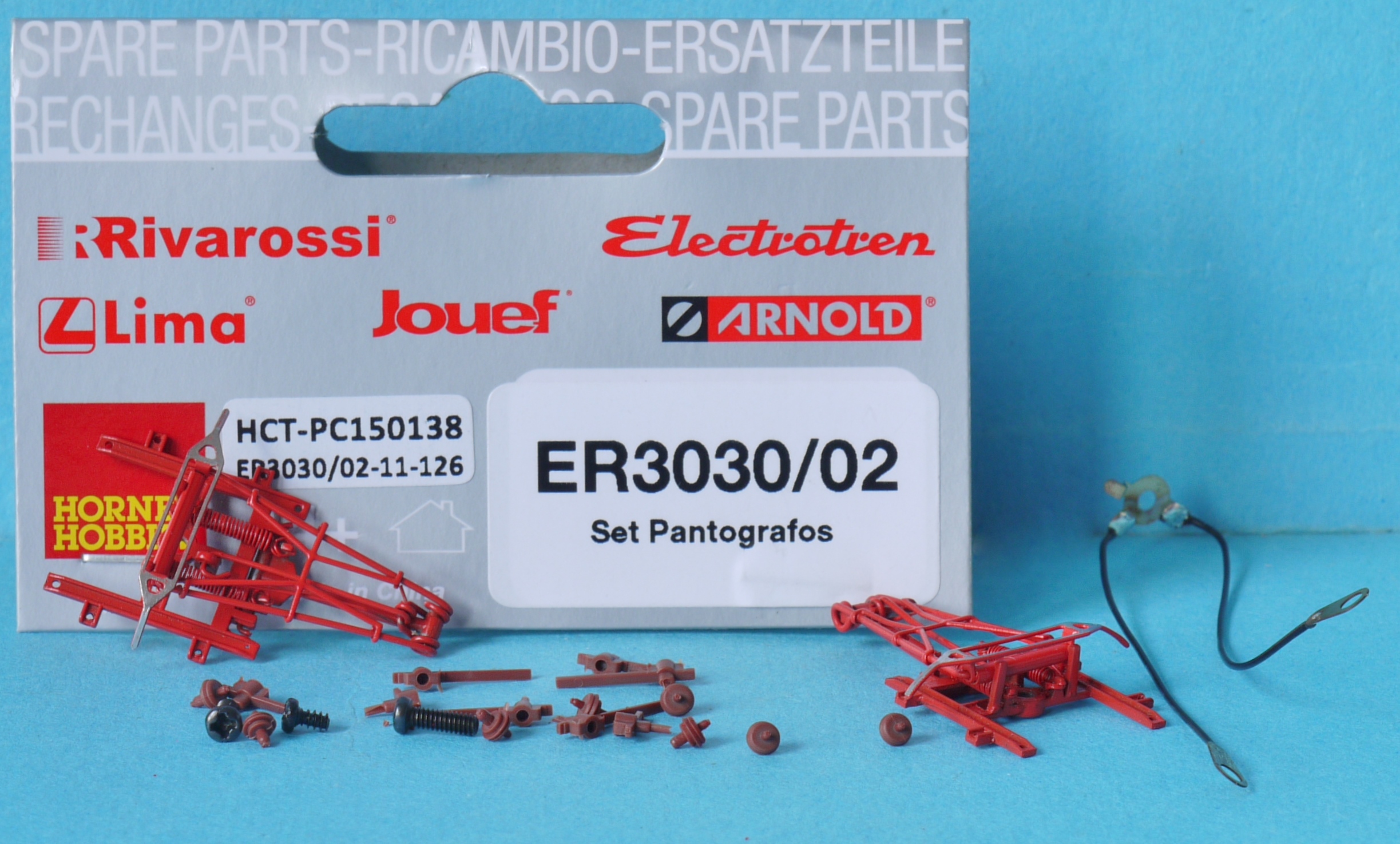ER3030/02 Hornby Electrotren Pantograph Set for Electric Loco 278 RENFE IS33d